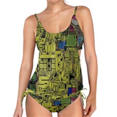 Technology Circuit Board Tankini Set