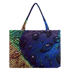 Peacock Feather Retina Mac Medium Tote Bag by BangZart