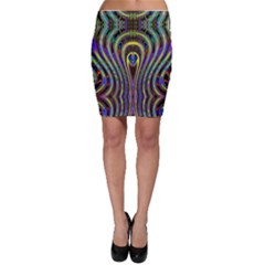 Curves Color Abstract Bodycon Skirt by BangZart