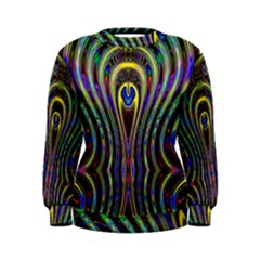 Curves Color Abstract Women s Sweatshirt by BangZart