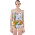 Fruits Water Vegetables Food Cut Out Top Tankini Set