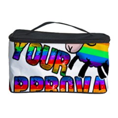 Dont Need Your Approval Cosmetic Storage Case by Valentinaart