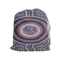 Spirit Of The Child Australian Aboriginal Art Drawstring Pouches (extra Large) by BangZart