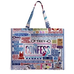 Book Collage Based On Confess Mini Tote Bag by BangZart