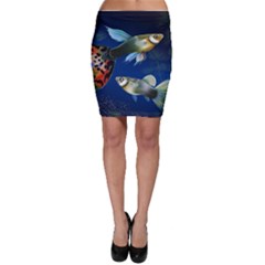 Marine Fishes Bodycon Skirt by BangZart