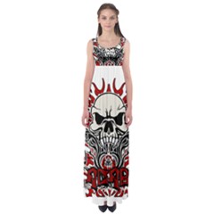 Acab Tribal Empire Waist Maxi Dress by Valentinaart