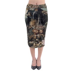 Underwater Midi Pencil Skirt by Valentinaart