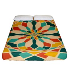 Summer Festival Fitted Sheet (king Size) by linceazul