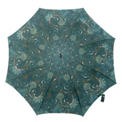 Teal Hook Handle Umbrella (large) by 26ofApril