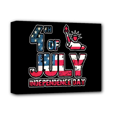4th Of July Independence Day Deluxe Canvas 14  X 11  by Valentinaart