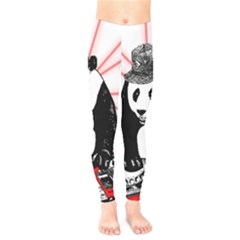 Deejay Panda Kids  Legging by Valentinaart