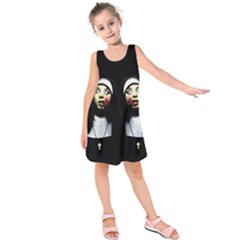 Horror Nuns Kids  Sleeveless Dress by Valentinaart