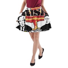 Nuclear Explosion Trump And Kim Jong A-line Pocket Skirt by Valentinaart