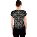 Ornate Chained Atrwork Crew Neck Crop Top View2