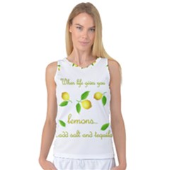 When Life Gives You Lemons Women s Basketball Tank Top by Valentinaart