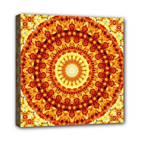 Powerful Love Mandala Mini Canvas 8  X 8 