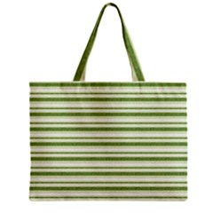 Spring Stripes Zipper Mini Tote Bag