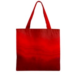 Ombre Zipper Grocery Tote Bag by ValentinaDesign