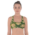 Pineapple Pattern Cross Back Sports Bra