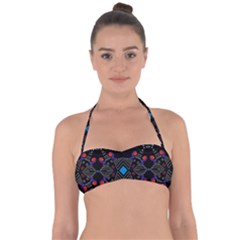 Roulette Star Time Halter Bandeau Bikini Top