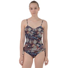 Marbling Sweetheart Tankini Set