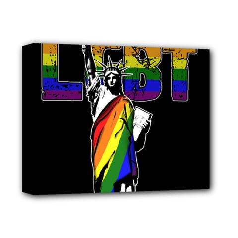 Lgbt New York Deluxe Canvas 14  X 11  by Valentinaart