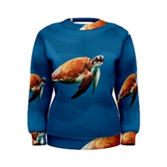 Sea Turtle Women s Sweatshirt by Valentinaart