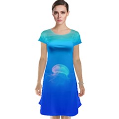 Jellyfish Cap Sleeve Nightdress by Valentinaart