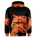 Horse Men s Zipper Hoodie View1