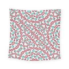 Multicolor Graphic Pattern Square Tapestry (small) by dflcprints