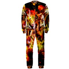 Fire Tiger Onepiece Jumpsuit (men)  by stockimagefolio1