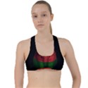 Watermelon cat Criss Cross Racerback Sports Bra View1