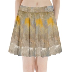 Sunset In The Mountains Pleated Mini Skirt by digitaldivadesigns