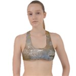 Sunset in the Mountains Criss Cross Racerback Sports Bra