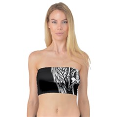 Angel Skeleton Bandeau Top by Valentinaart