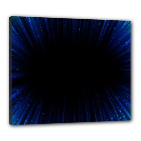 Colorful Light Ray Border Animation Loop Blue Motion Background Space Canvas 24  X 20  by Mariart