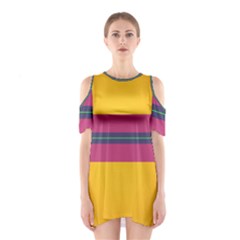 Layer Retro Colorful Transition Pack Alpha Channel Motion Line Shoulder Cutout One Piece by Mariart