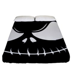 Halloween Fitted Sheet (king Size) by Valentinaart
