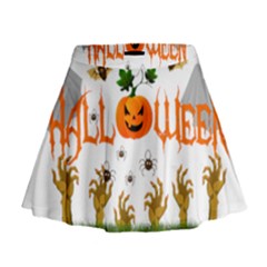 Halloween Mini Flare Skirt by Valentinaart