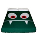 Angry Monster Fitted Sheet (King Size) View1