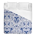 Birds Fish Flowers Floral Star Blue White Sexy Animals Beauty Duvet Cover (Full/ Double Size) View1
