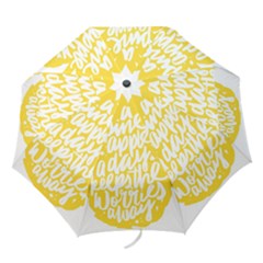 Cute Pineapple Yellow Fruite Folding Umbrellas by Mariart
