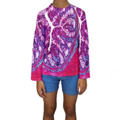 Histology Inc Histo Logistics Incorporated Masson s Trichrome Three Colour Staining Kids  Long Sleeve Swimwear by Mariart