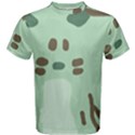 Lineless Background For Minty Wildlife Monster Men s Cotton Tee View1