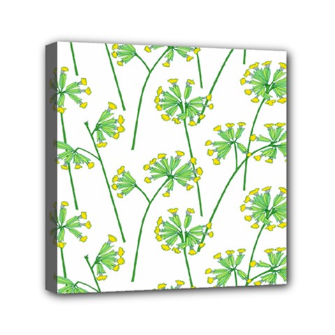 Marimekko Fabric Flower Floral Leaf Mini Canvas 6  X 6 