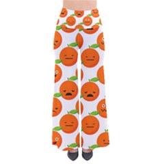 Seamless Background Orange Emotions Illustration Face Smile  Mask Fruits Pants by Mariart