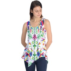 Peacock Rainbow Animals Bird Beauty Sexy Sleeveless Tunic by Mariart