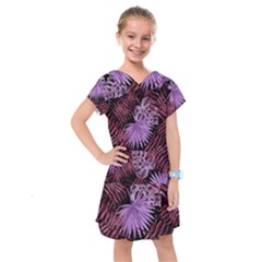 Tropical Pattern Kids  Drop Waist Dress by ValentinaDesign