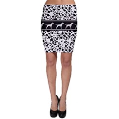 Dalmatian Dog Bodycon Skirt by Valentinaart
