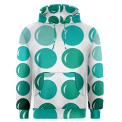 Bubbel Balloon Shades Teal Men s Pullover Hoodie by Mariart